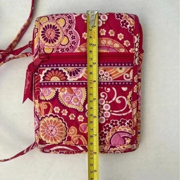 Vera Bradley Shoulder Crossbody Purse Raspberry Fizz (Retired) - Picture 10 of 10